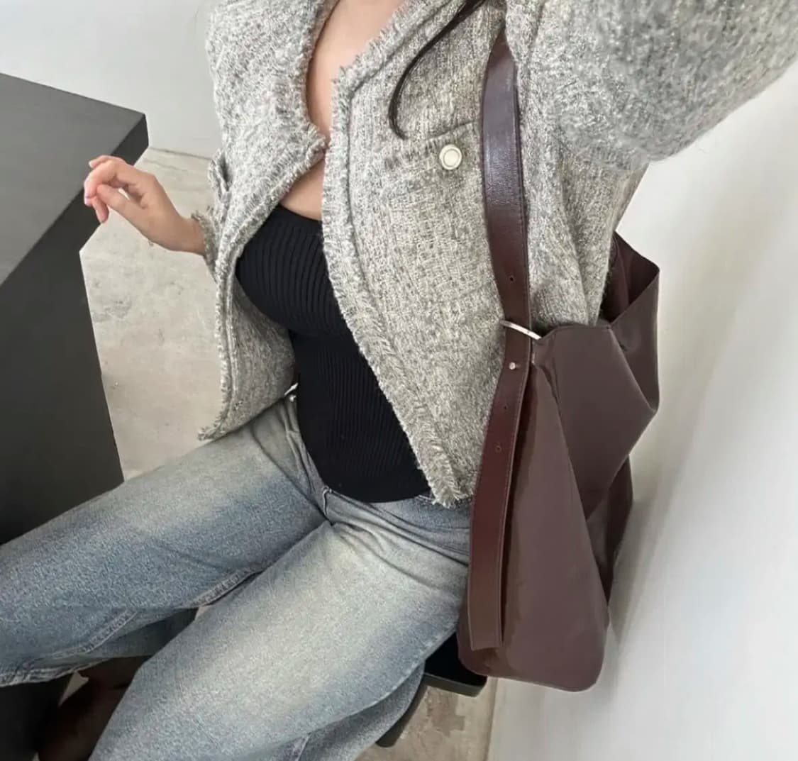 무드나인-제작 울 트위드자켓(새상품) 상품이미지6