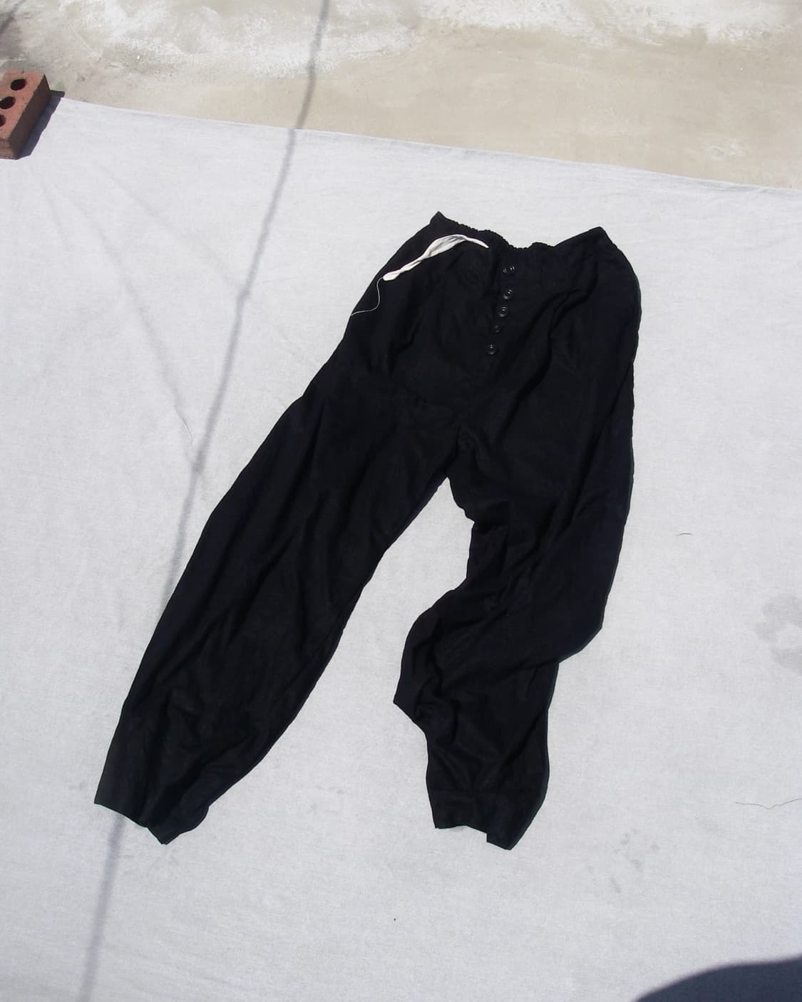 한솔킴 linen curved trousers 2 (원단 별주) 상품이미지3