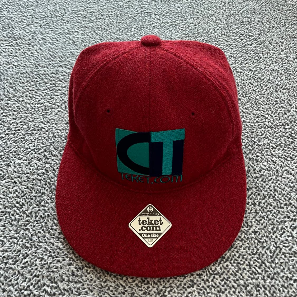 TEKET_WOOL RED CAP 상품이미지5