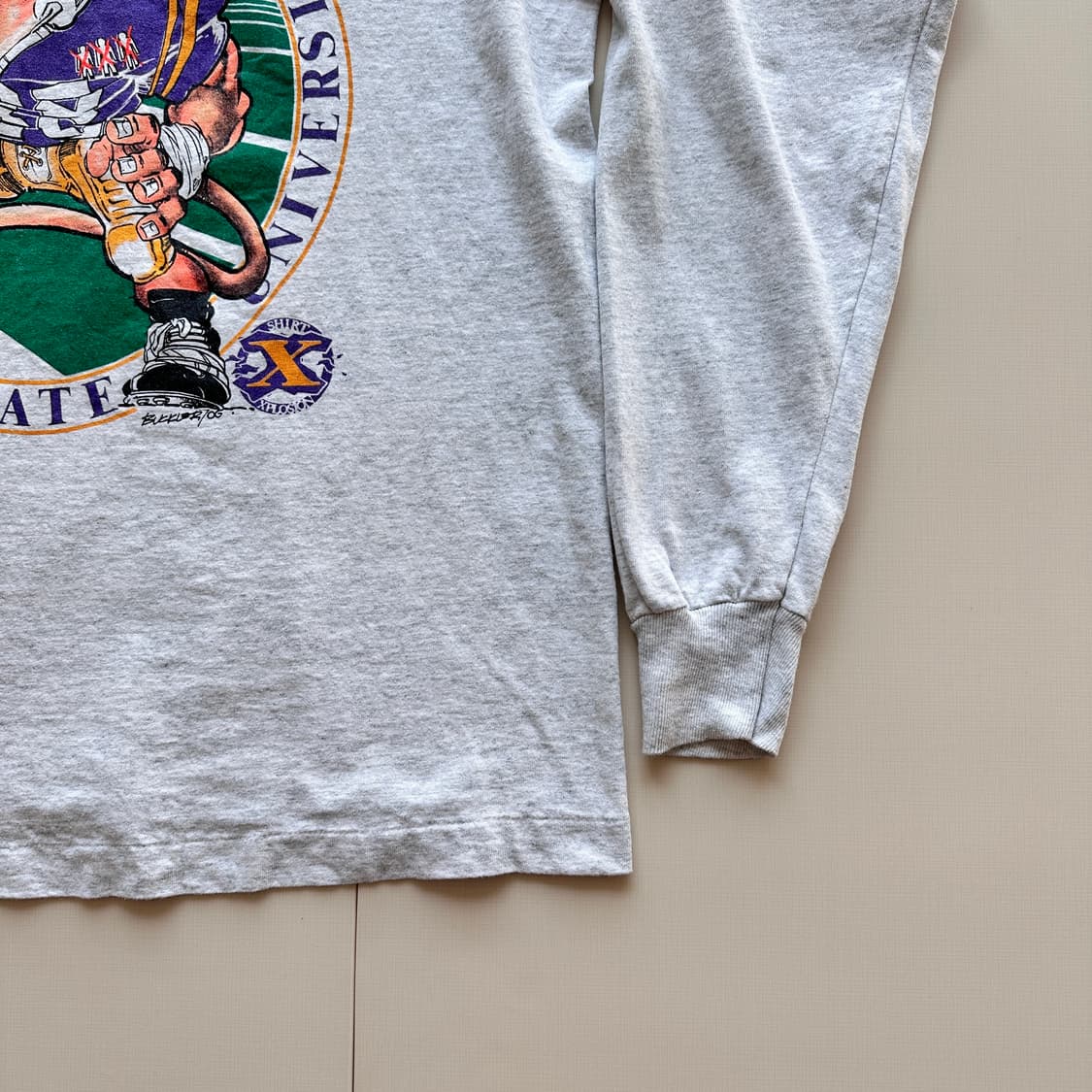 90s LSU 타이거 롱슬리브 빈티지티 (USA)  상품이미지5