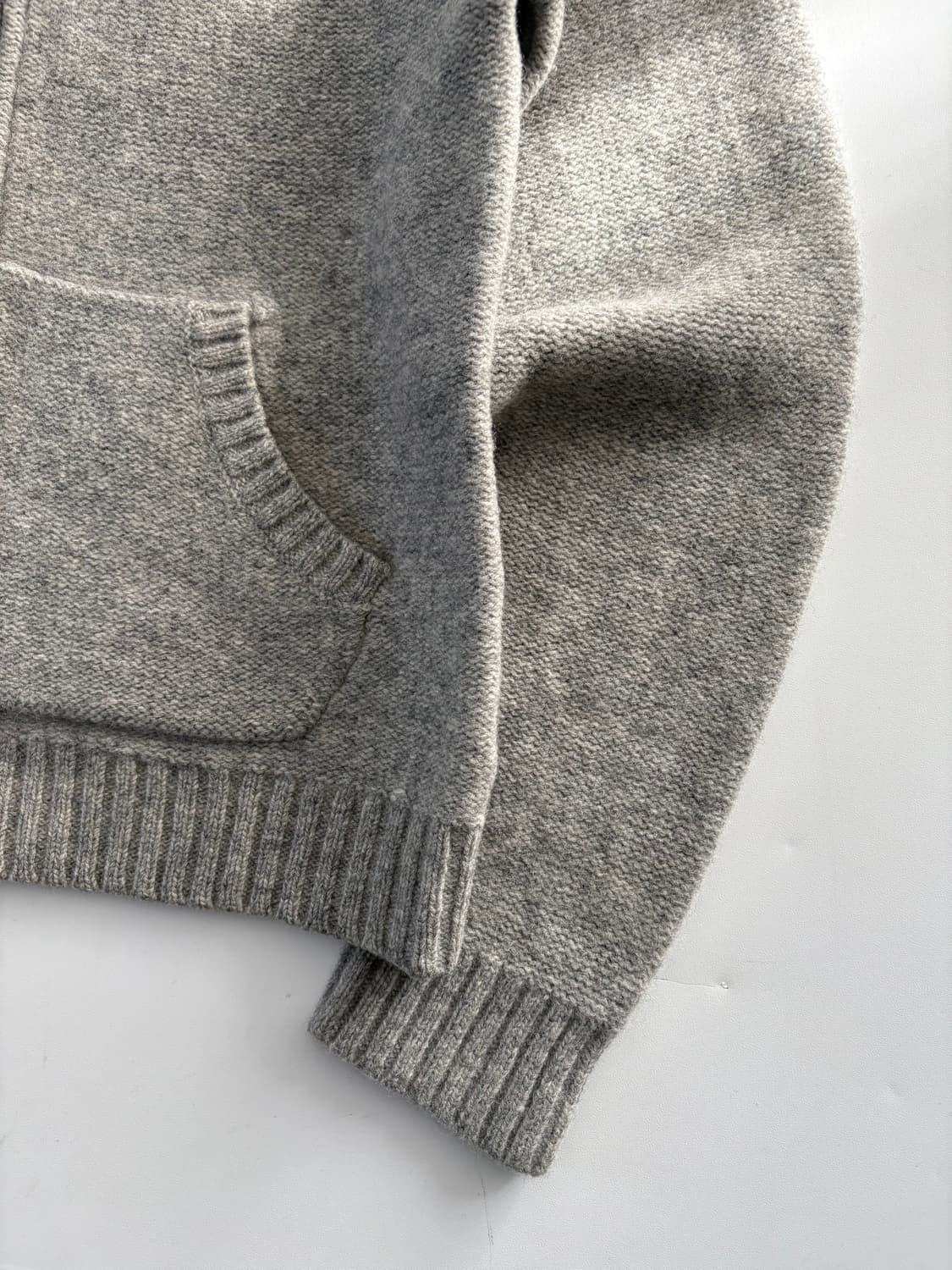 Polo 랄프로렌 우먼 그레이컬러 니트 후드집업 상품이미지4