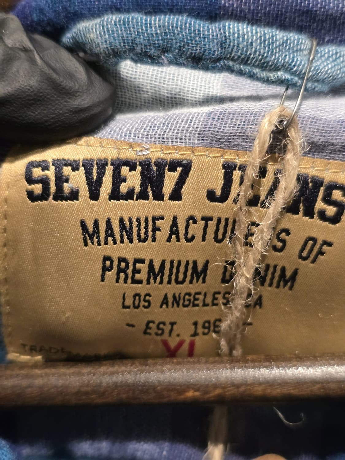 00s Seven7 Jeans Checkered Shirt 상품이미지5