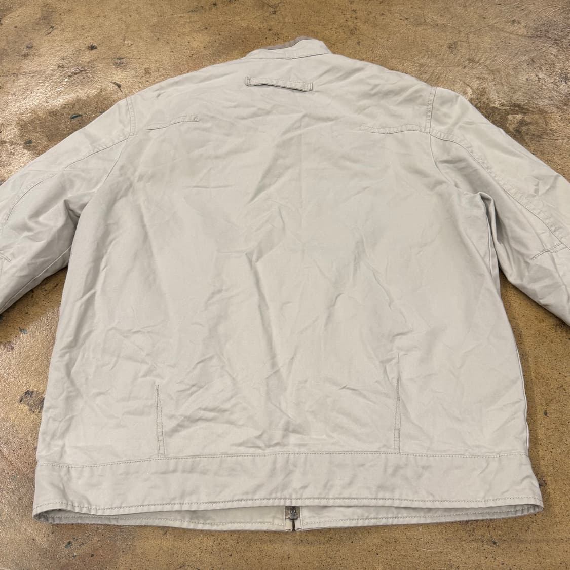 [정품/95] 빈폴 아이보리 봄버 자켓 b17 상품이미지4