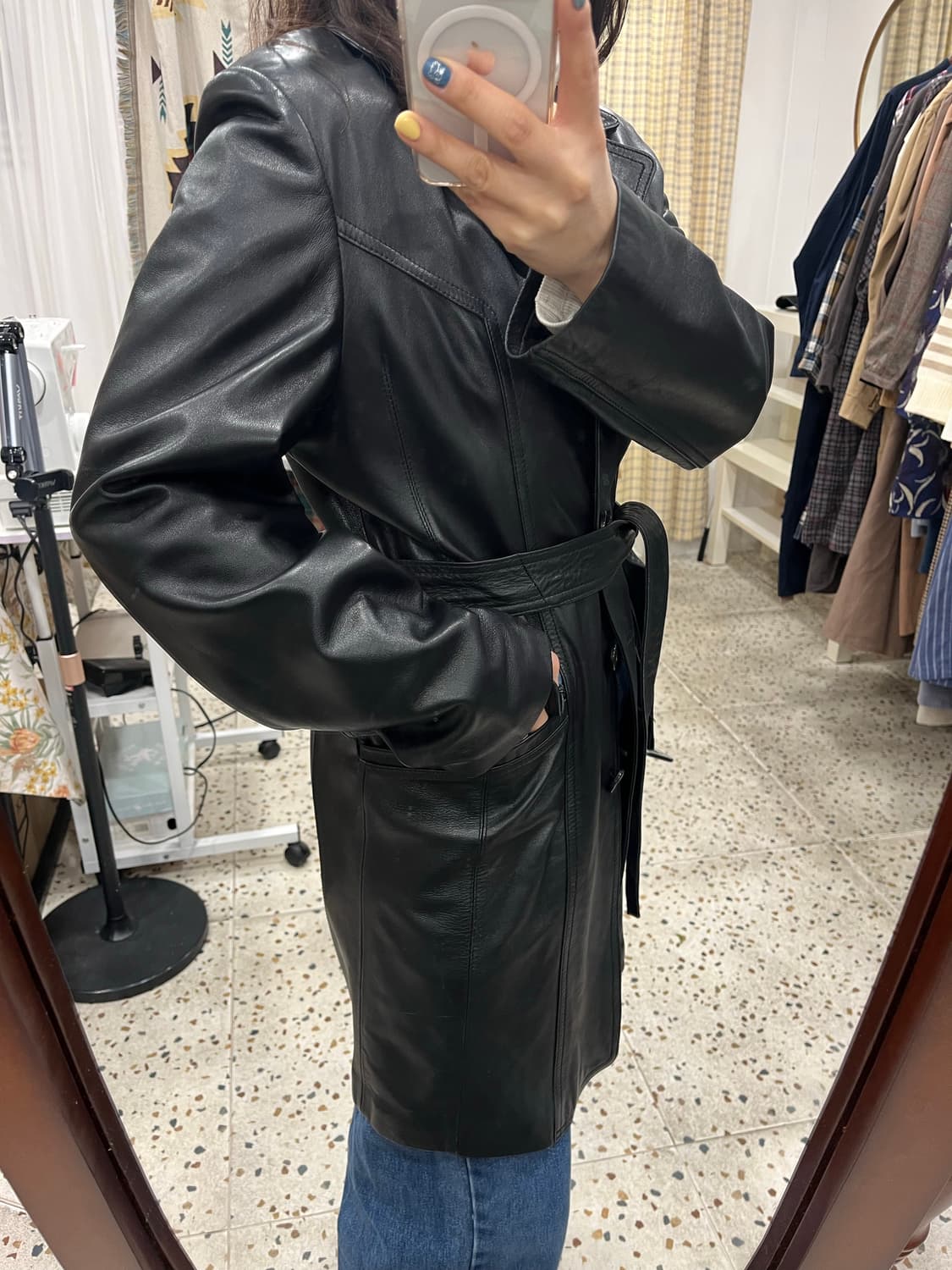 양가죽 트렌치코트 상품이미지6