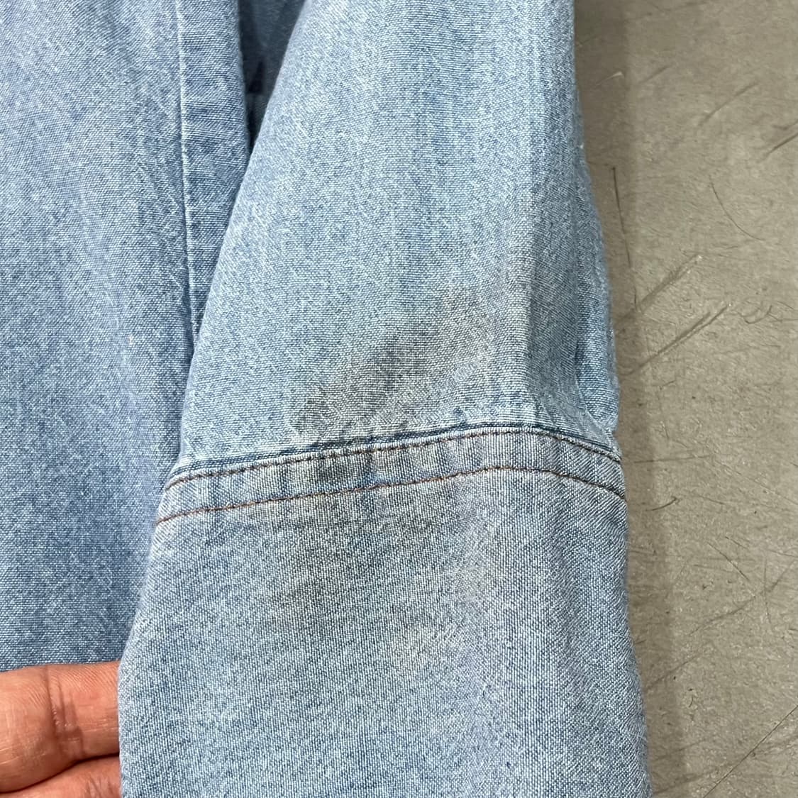  랭글러 자수 웨스턴 데님 셔츠 y14647 상품이미지4