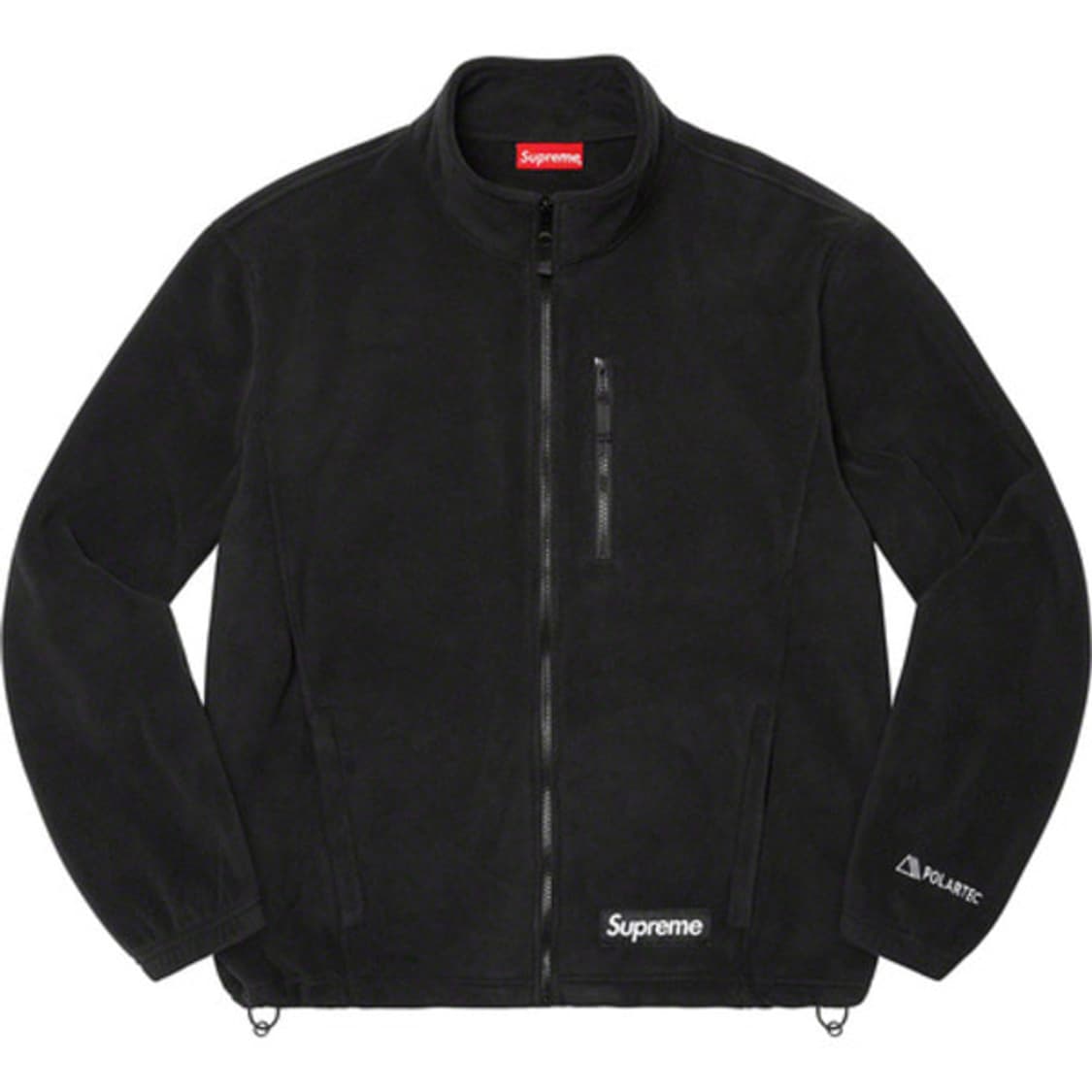 (새상품)(XL)슈프림 폴라텍 집 자켓 (블랙) 플리스 상품이미지1
