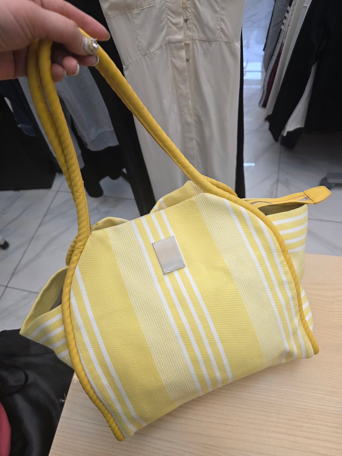 쿠론 COURONNE 스트라이프 숄더백 상품이미지2