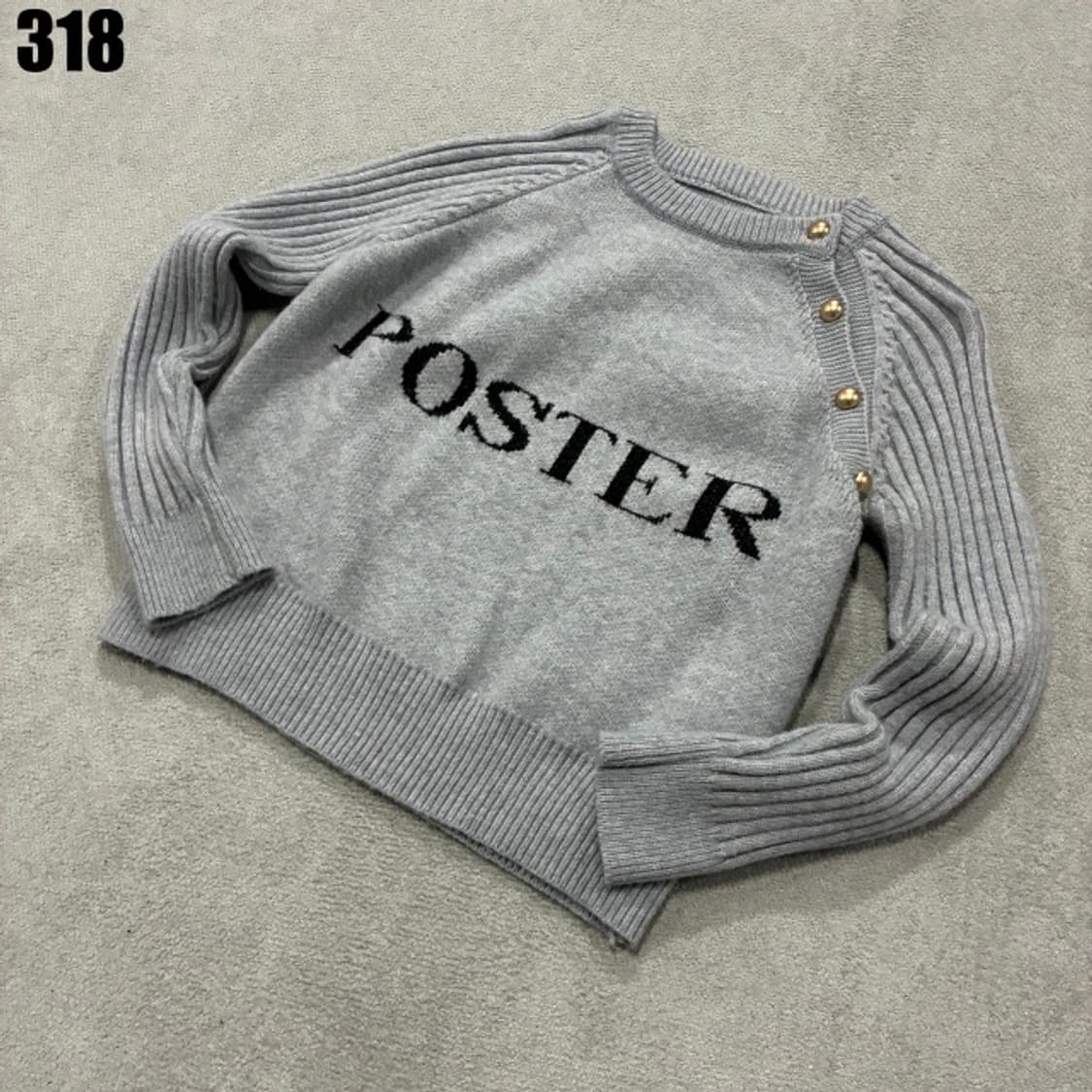 포스터 여성 니트  상품이미지1