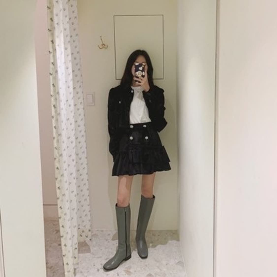 [s] lmml studio 벨벳 셋업 [오마이걸 유아 착용] 상품이미지3