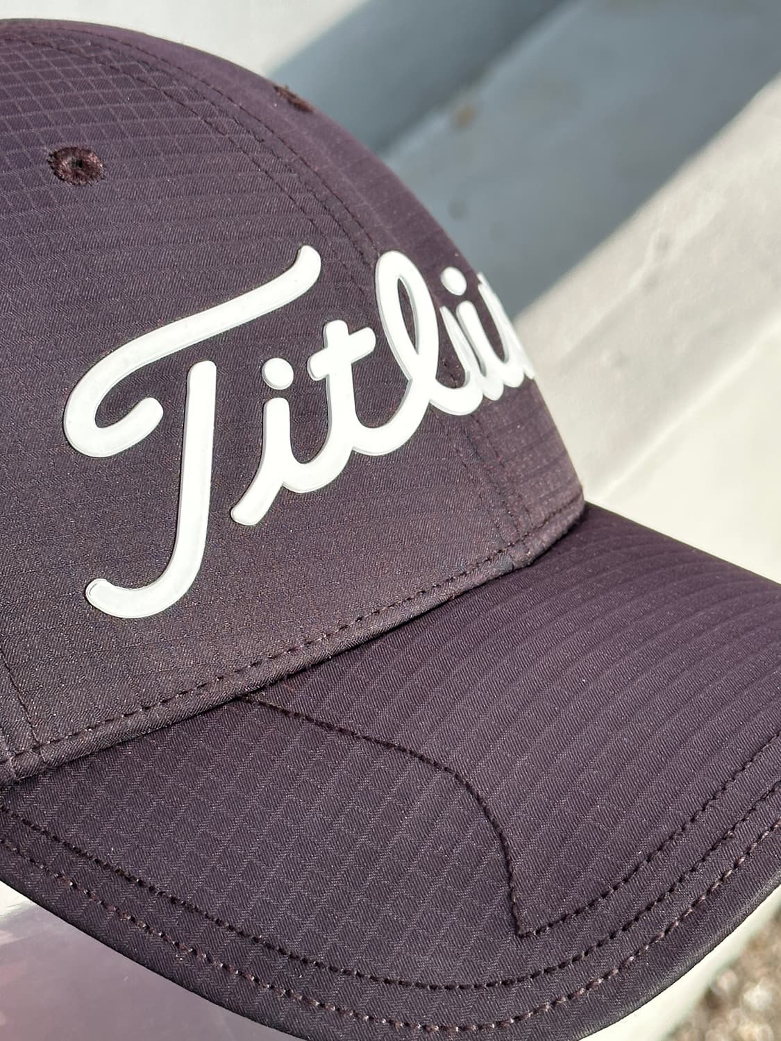 [F] 타이틀리스트 로고 블랙톤 우븐 볼캡 모자 골프 상품이미지5