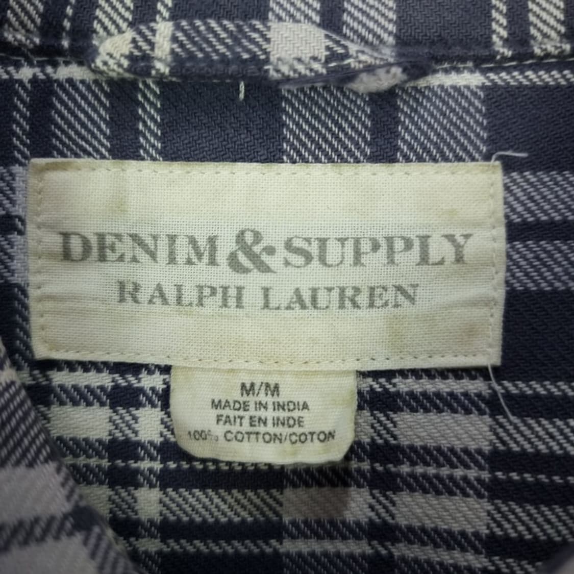 [데님앤서플라이] 빈티지 체크 웨스턴 셔츠 P01395 상품이미지7