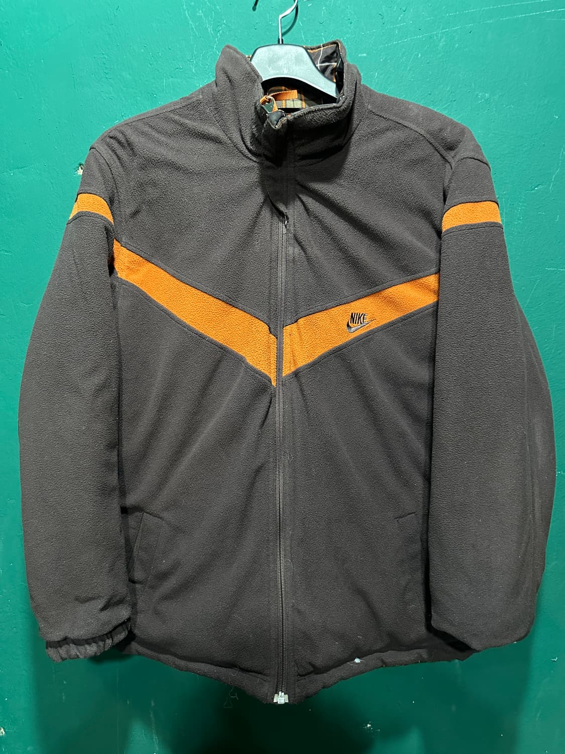 나이키 리버시블 후리스 체크바람막이 XL 상품이미지5