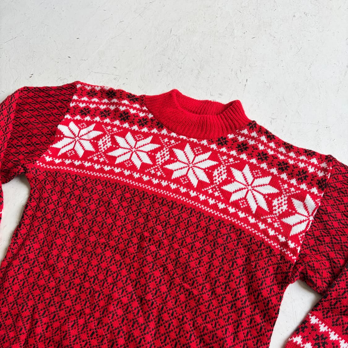 80s USA 아메리칸 프라이드 빈티지 아크릴 니트 M 상품이미지4