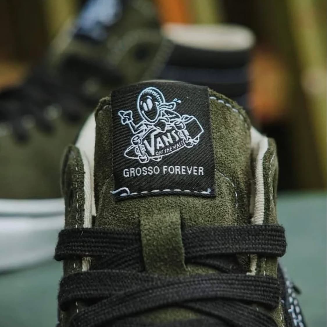 (290) 반스 스케이트 그로소 미드 포레스트 나이트 상품이미지7
