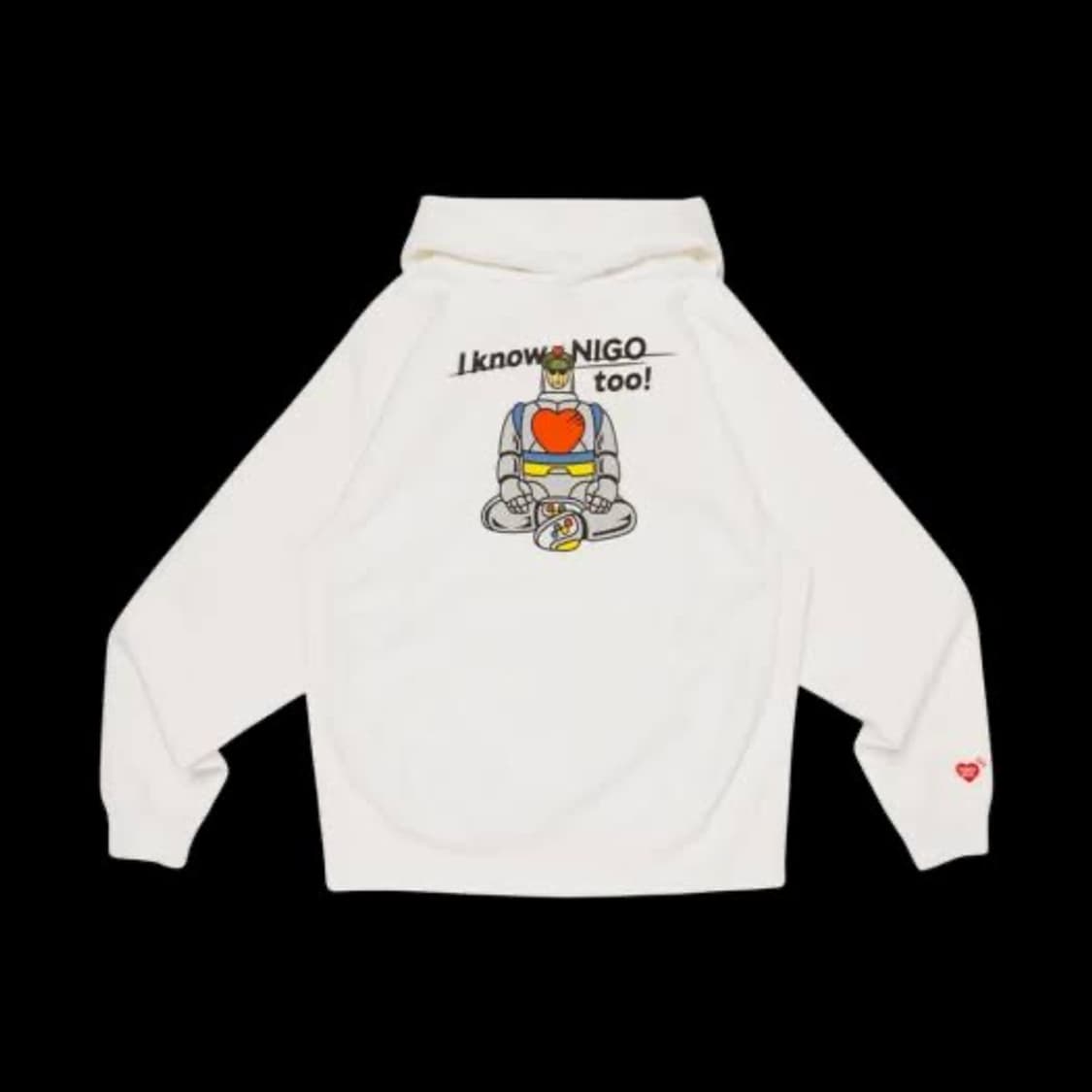 XL) 휴먼메이드 니고 후드 화이트 상품이미지1