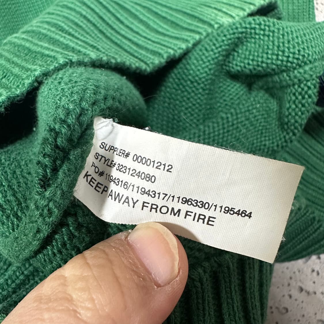 ✨ (바배) 폴로 랄프로렌 하프 집업 니트 (18-20) 상품이미지4