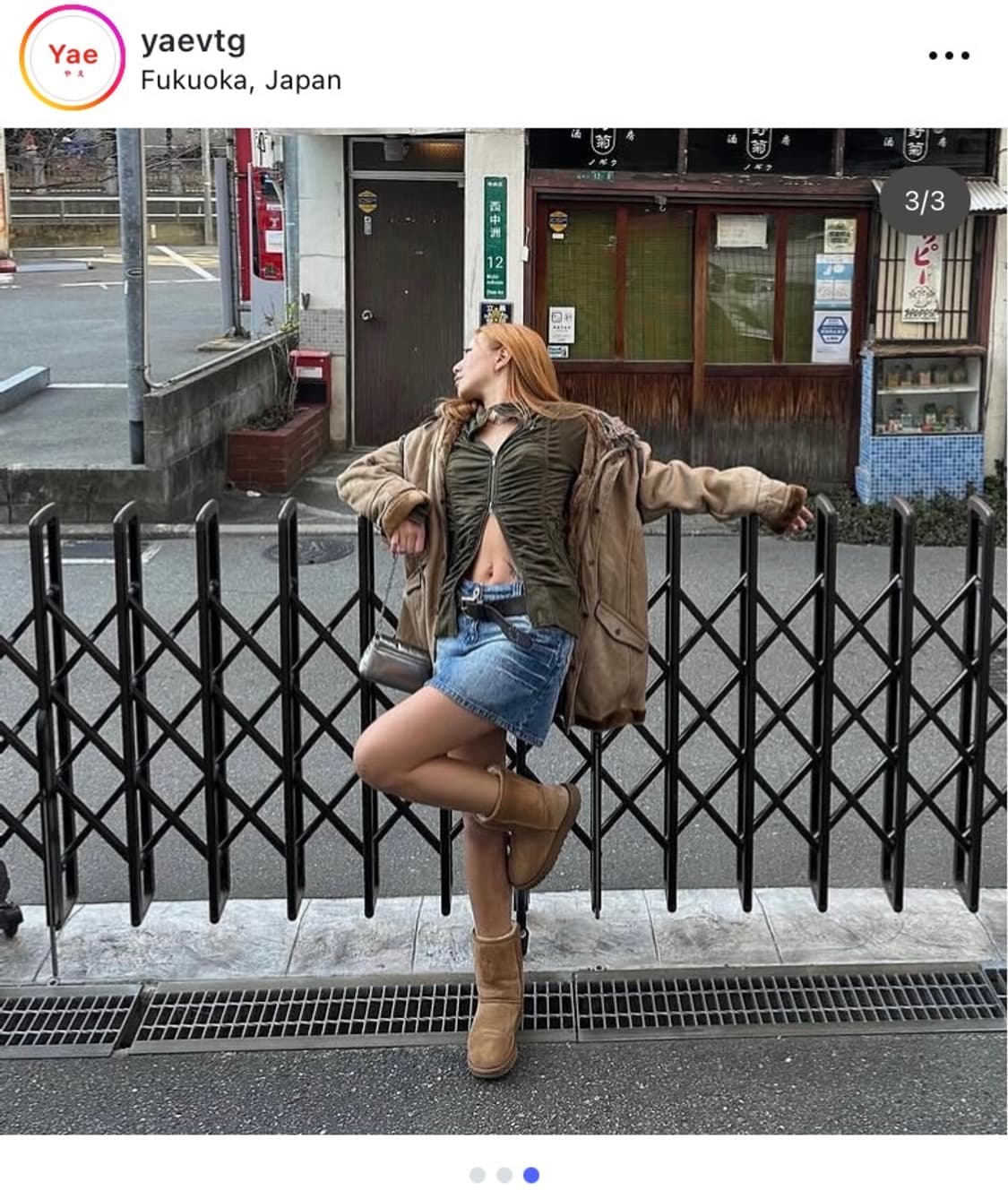 빈티지 데님 미니 스커트 상품이미지1