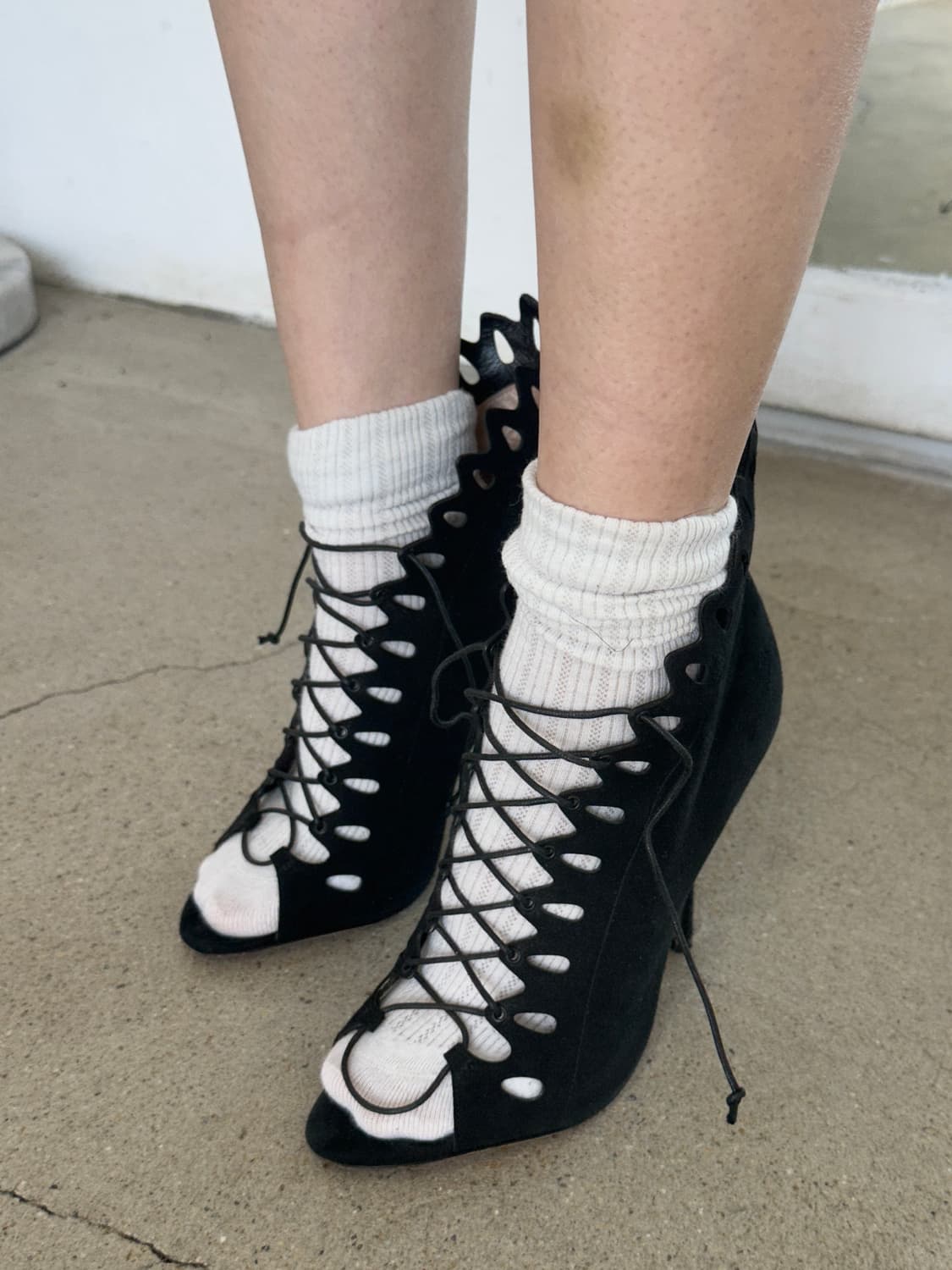 아르마니 스파이크 스웨이드 슈즈 상품이미지2