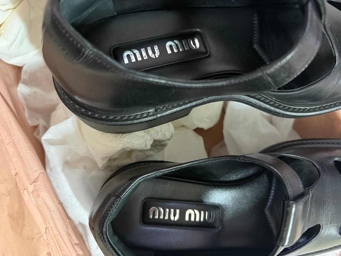 미우미우 스트랩 로퍼 메리제인 36사이즈 상품이미지5