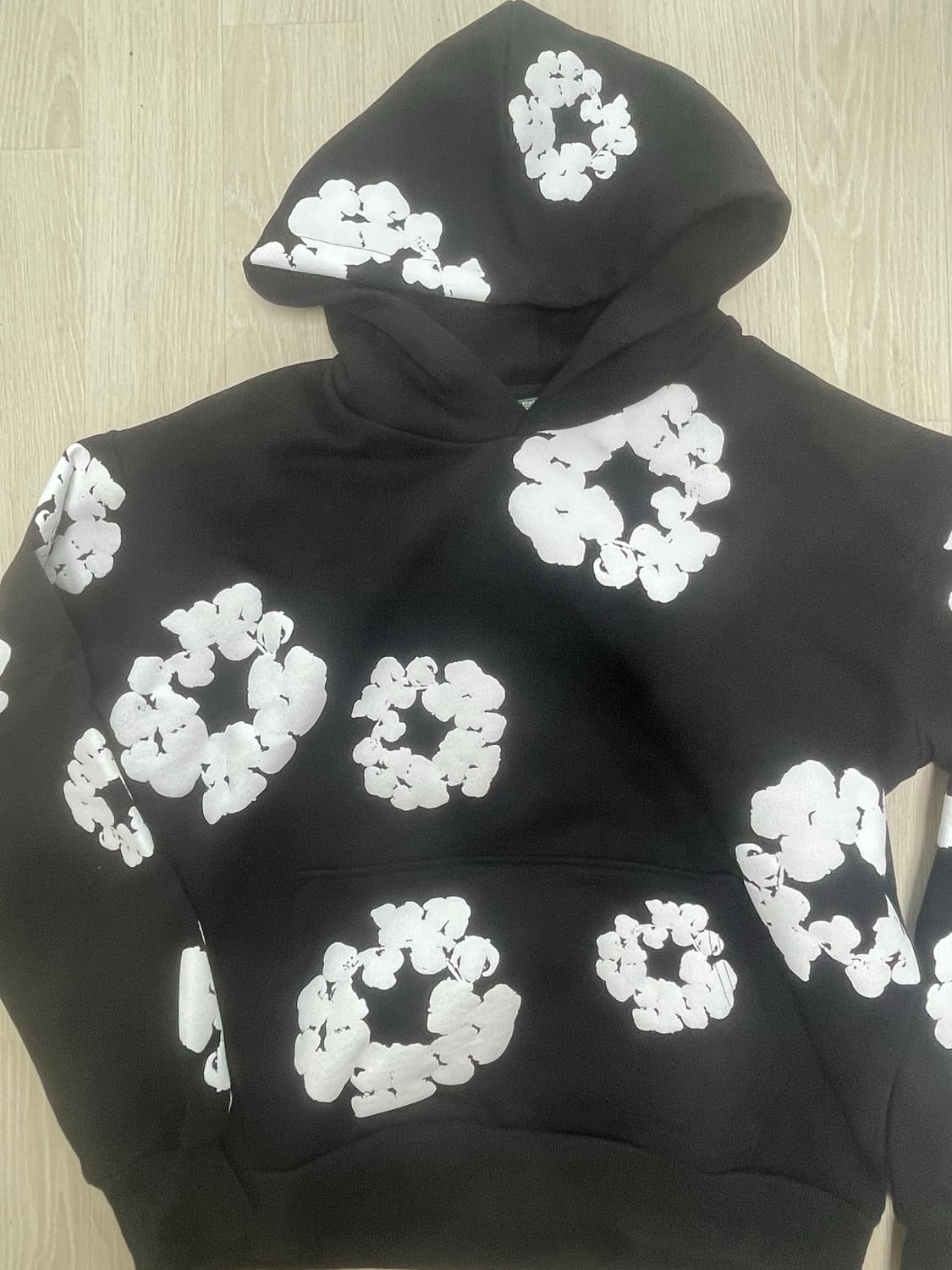 데님티어스 후드 블랙 m 상품이미지1