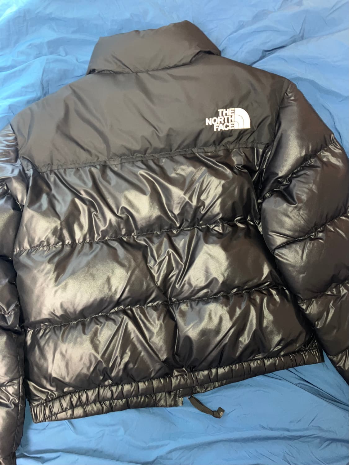 노스페이스 우먼즈 눕시 하이브리드 다운 볼 패딩 검정 BLK S(085) 상품이미지2