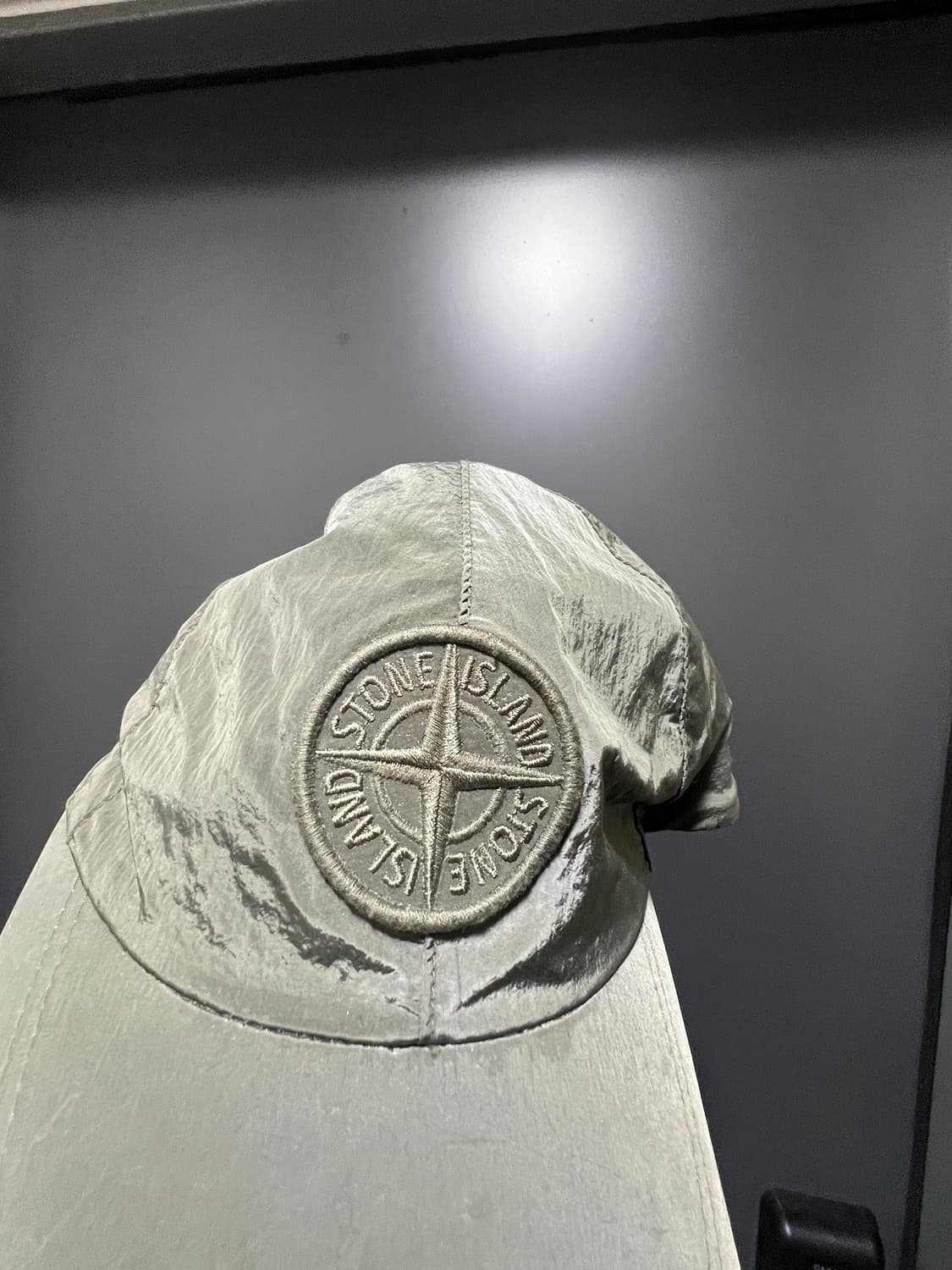 스톤아일랜드 컴파스 나일론 메탈 볼캡 L 올리브 상품이미지2