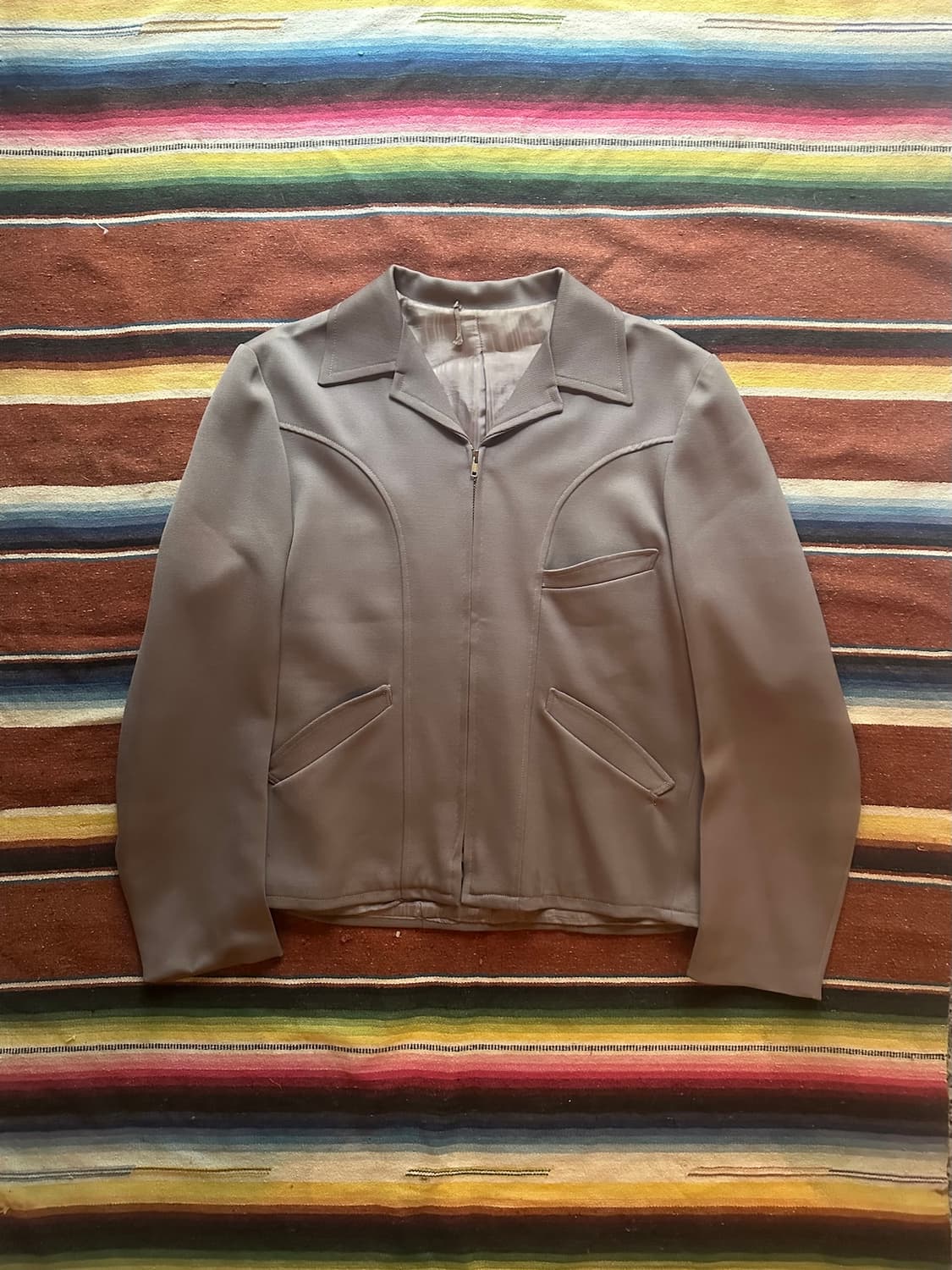 40s USA 빈티지 개버딘 웨스턴 자켓 상품이미지1