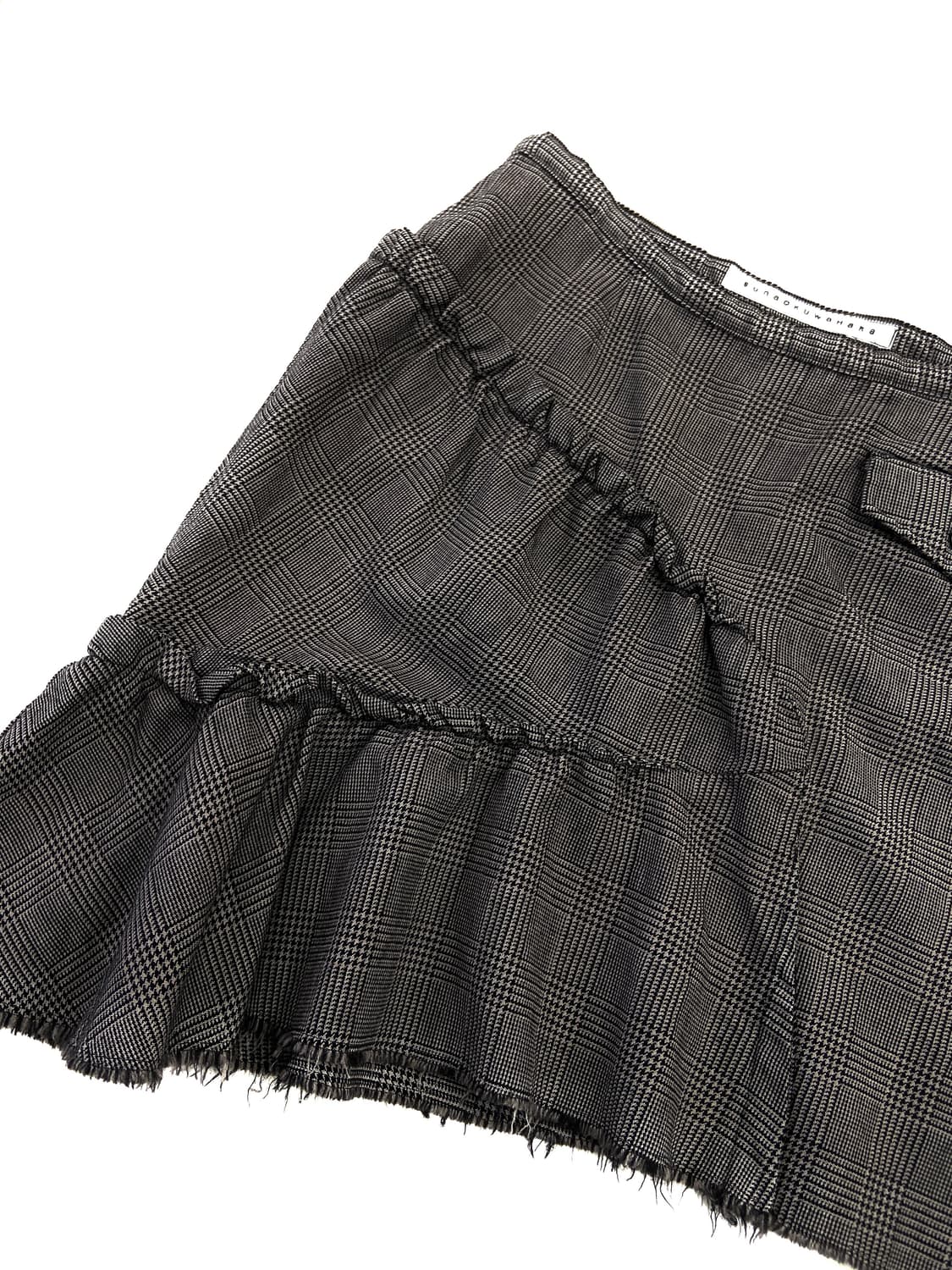 Sunao kuwahara check ruffle skirt 상품이미지3
