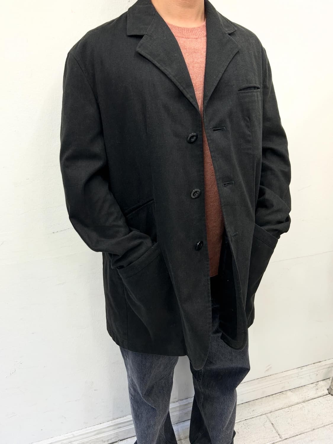 Yohji Yamamoto A.A.R 요지야마모토 3버튼 코트 상품이미지4