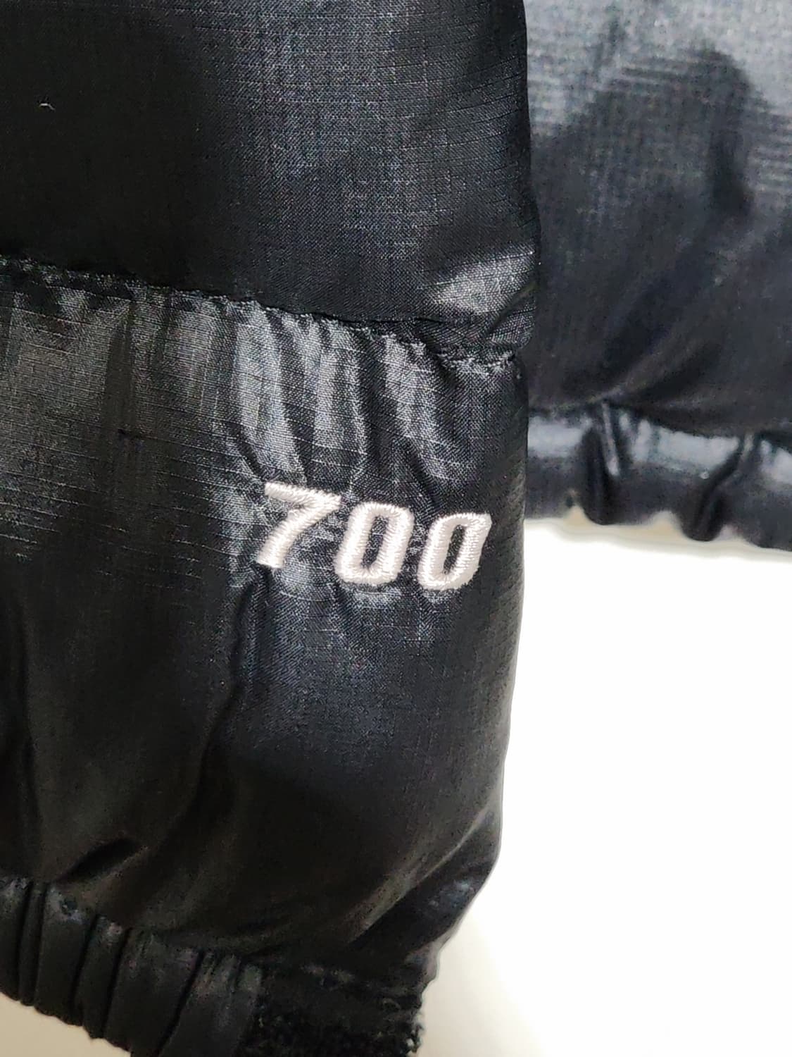 (L) 노스페이스 눕시 패딩점퍼 블랙 거위털 700 다운자켓 상품이미지5