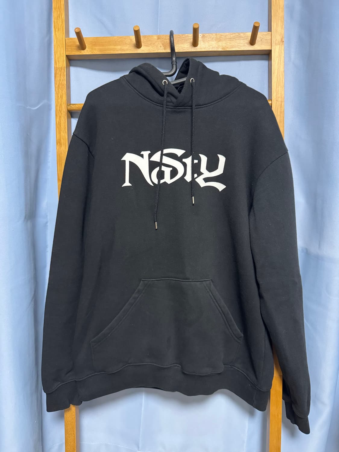 네스티킥 블랙 후드티 L 상품이미지1