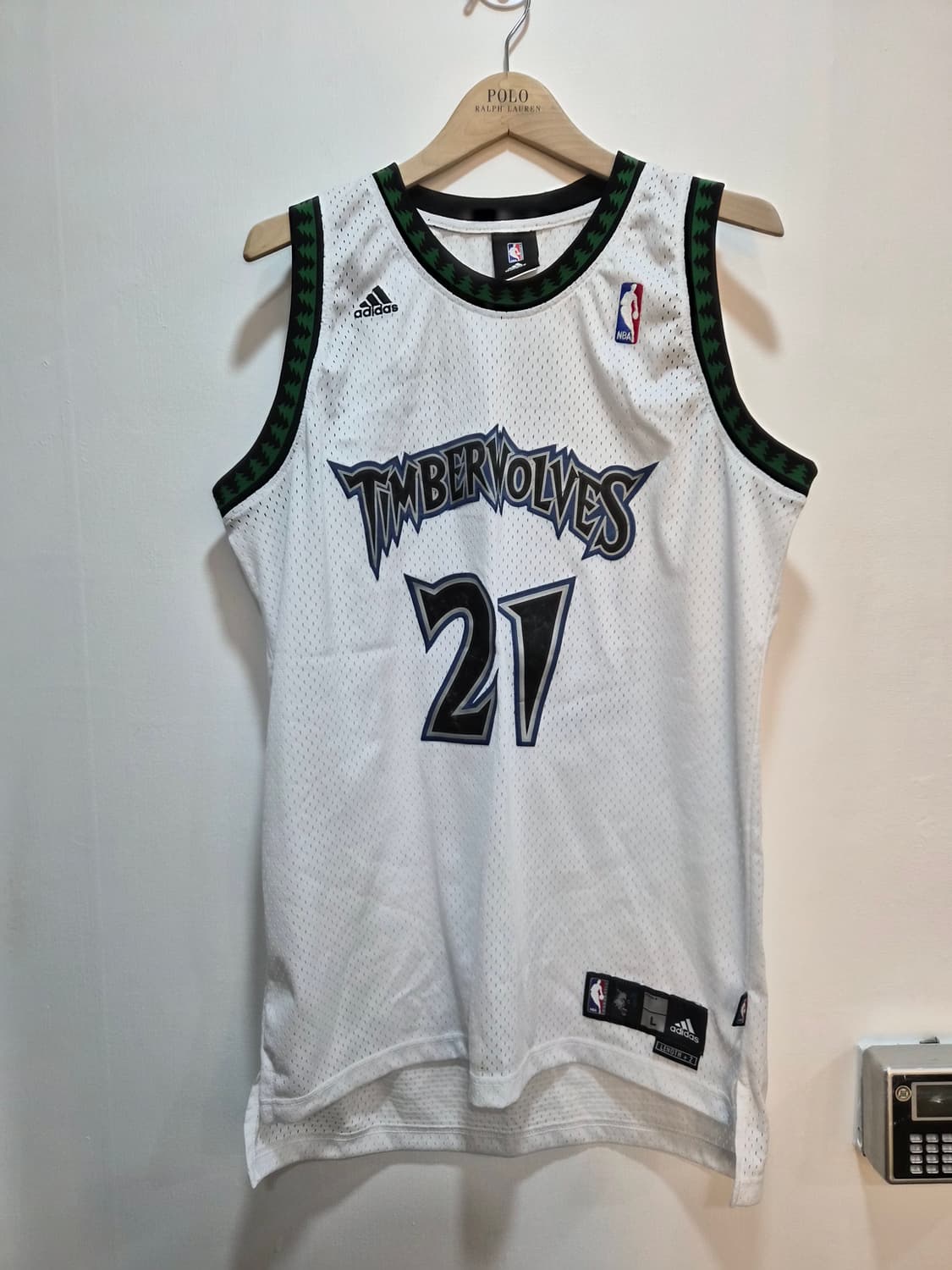 L) 아디다스 NBA 미네소타 팀버울브스 케빈 가넷 유니폼 팝니다 상품이미지1