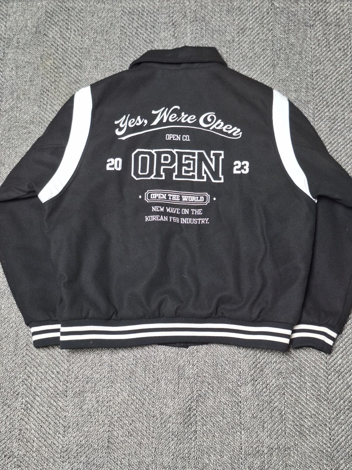 빈티지 바시티 자켓 상품이미지1