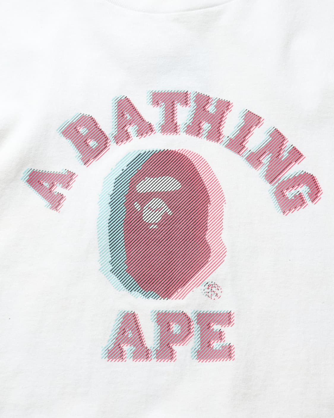 A BATHING APE Anaglyph College Logo Tee 상품이미지6