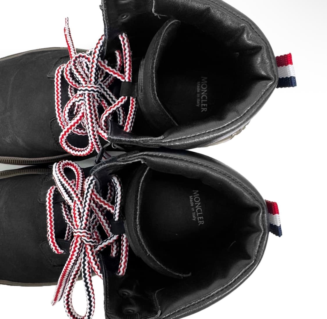 [43.5] 몽클레어 남성 레이스업 미들 몬 코프 앵클 부츠 블랙 상품이미지9
