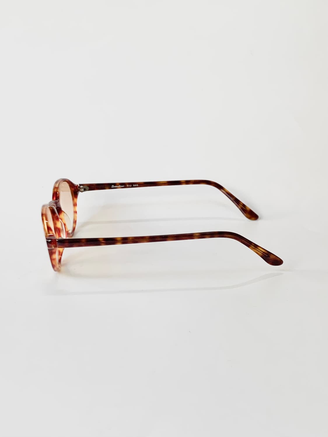 [픽키-653] 호피 라운드 아세테이트 선글라스 브라운 틴트  상품이미지4