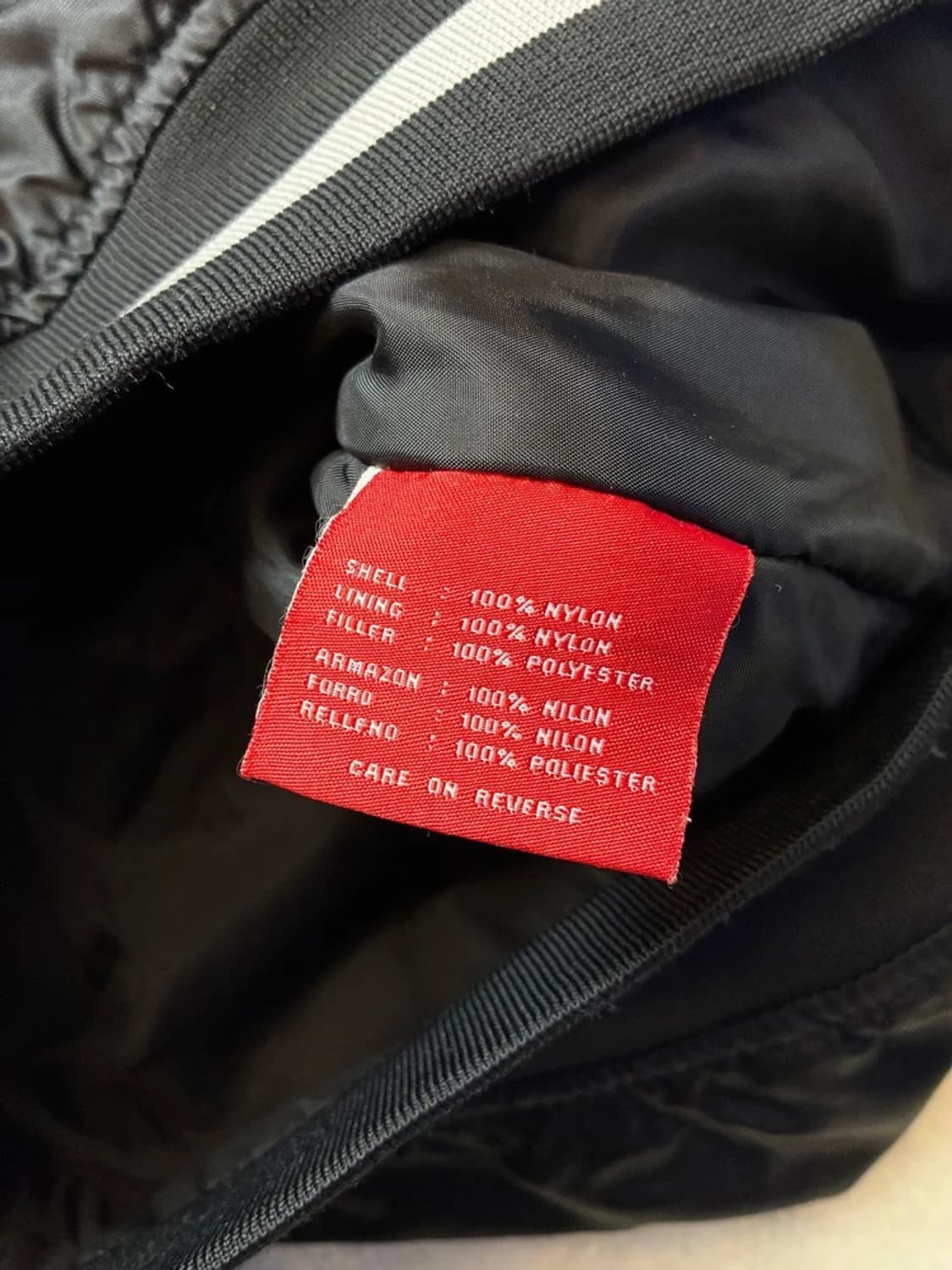 NFL 오클랜드 레이더스 아치 로고 블랙 사틴 바시티 점퍼 PN5733 상품이미지10