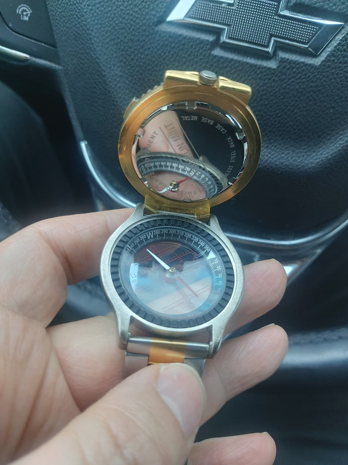 빈티지 콤비 메탈 시계 상품이미지5