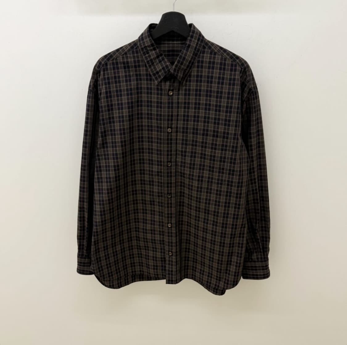 요코 사카모토 오버사이즈 체크 셔츠 상품이미지1