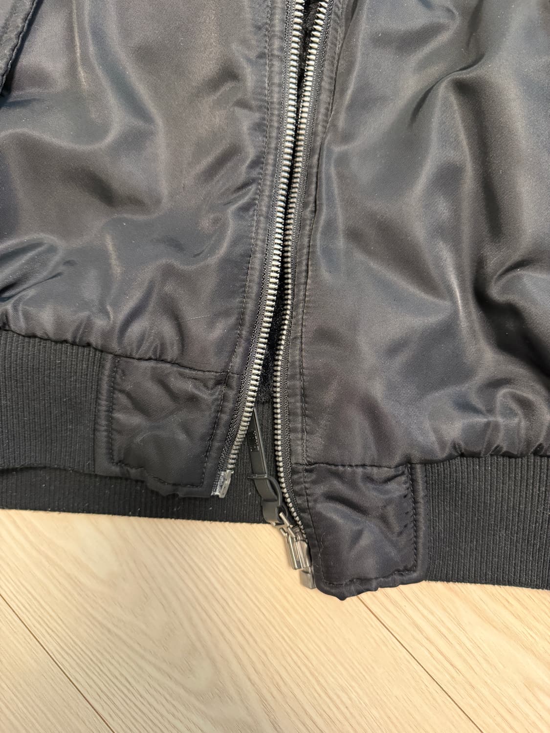 뉴욕 닉스 후드 MA-1 퍼 자켓 리버시블 양면 상품이미지6