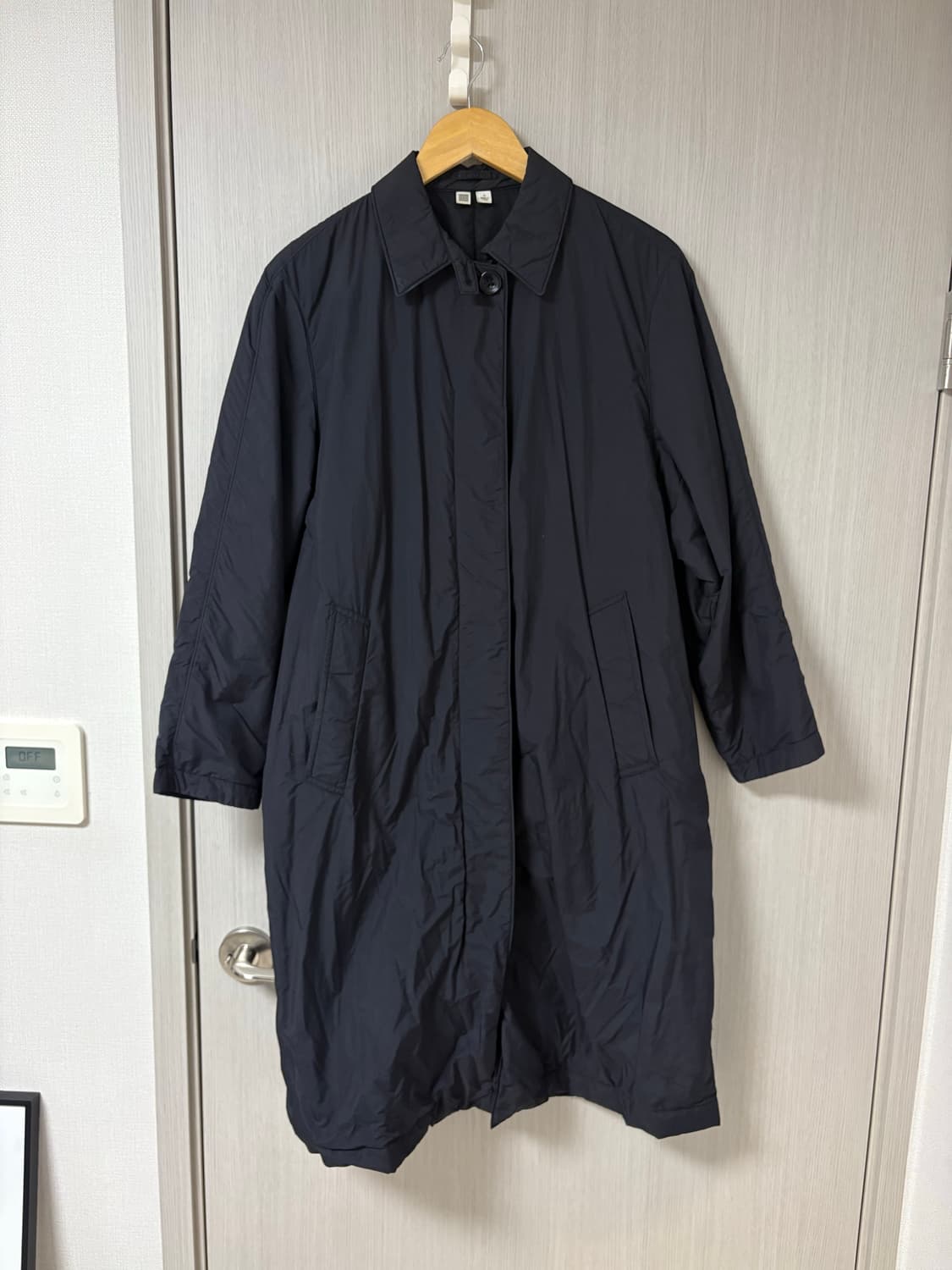 유니클로 U 라이트 웨이트 맥 코트 네이비 S사이즈(95-100) 상품이미지1