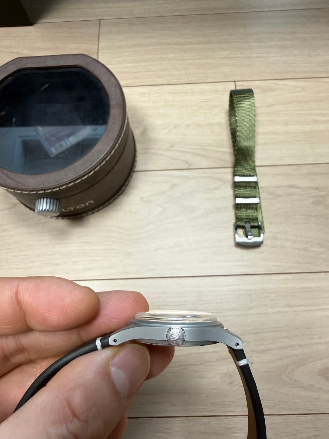 해밀턴 카키필드 9415a 필드워치 상품이미지3