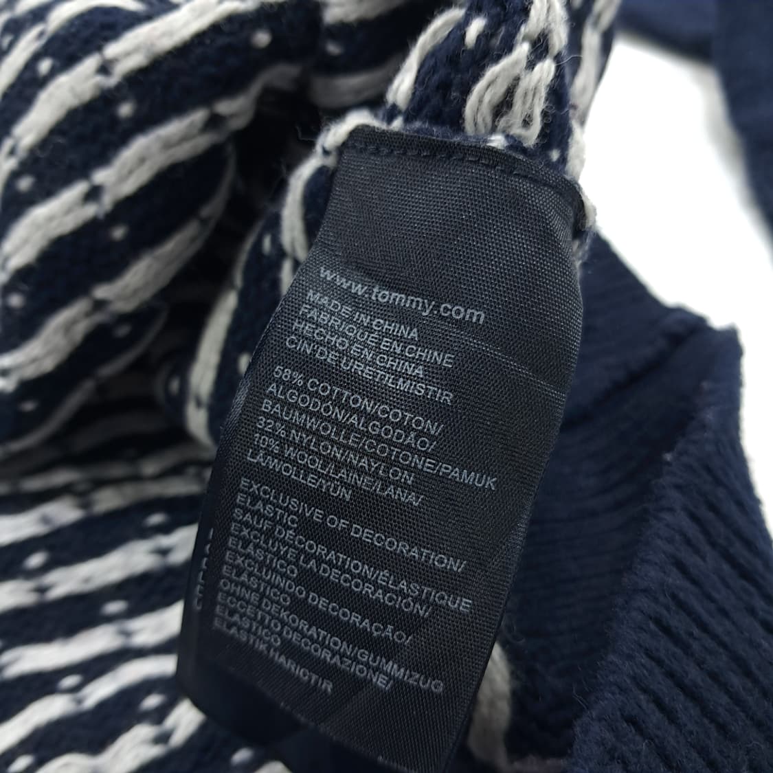 CN973 S 타미힐피거 노르딕 스노우 풀집업 니트 스웨터 상품이미지6