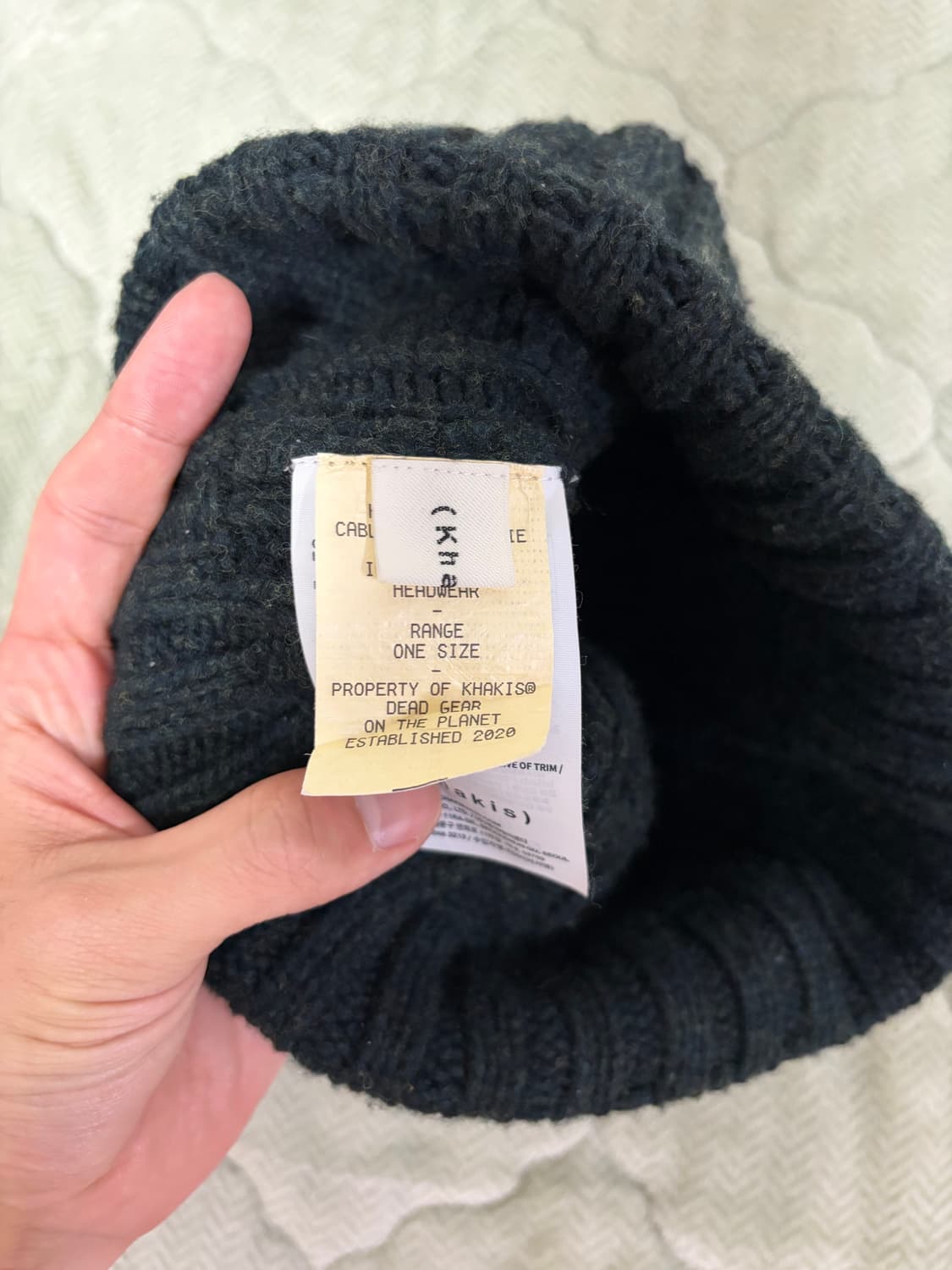 [F]24fw 카키스 비니 포레스트 그린 상품이미지2