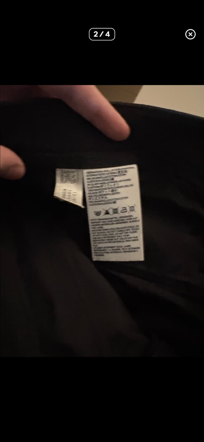 Y-3 Black Coated Trousers with Back Logo 상품이미지2