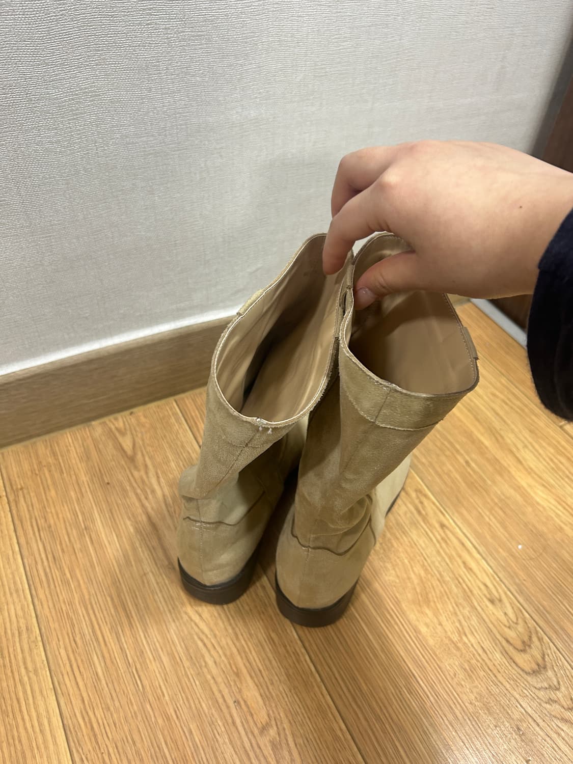 스웨이드 롱부츠 상품이미지2