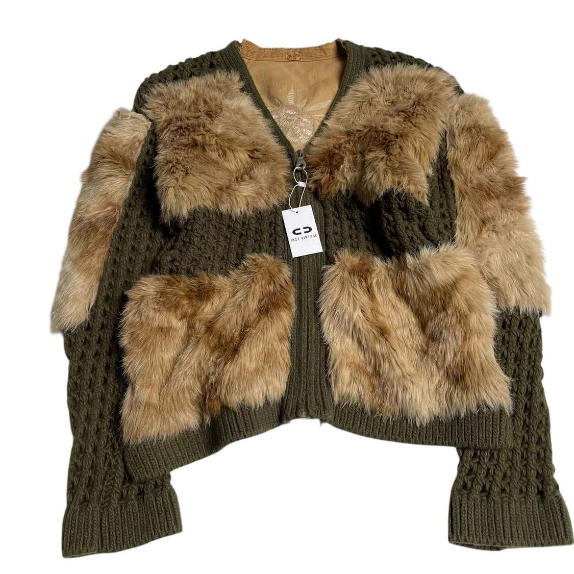 No.l.ita 해바라기 자수 울 블렌드 퍼 자켓 (italy)  상품이미지6