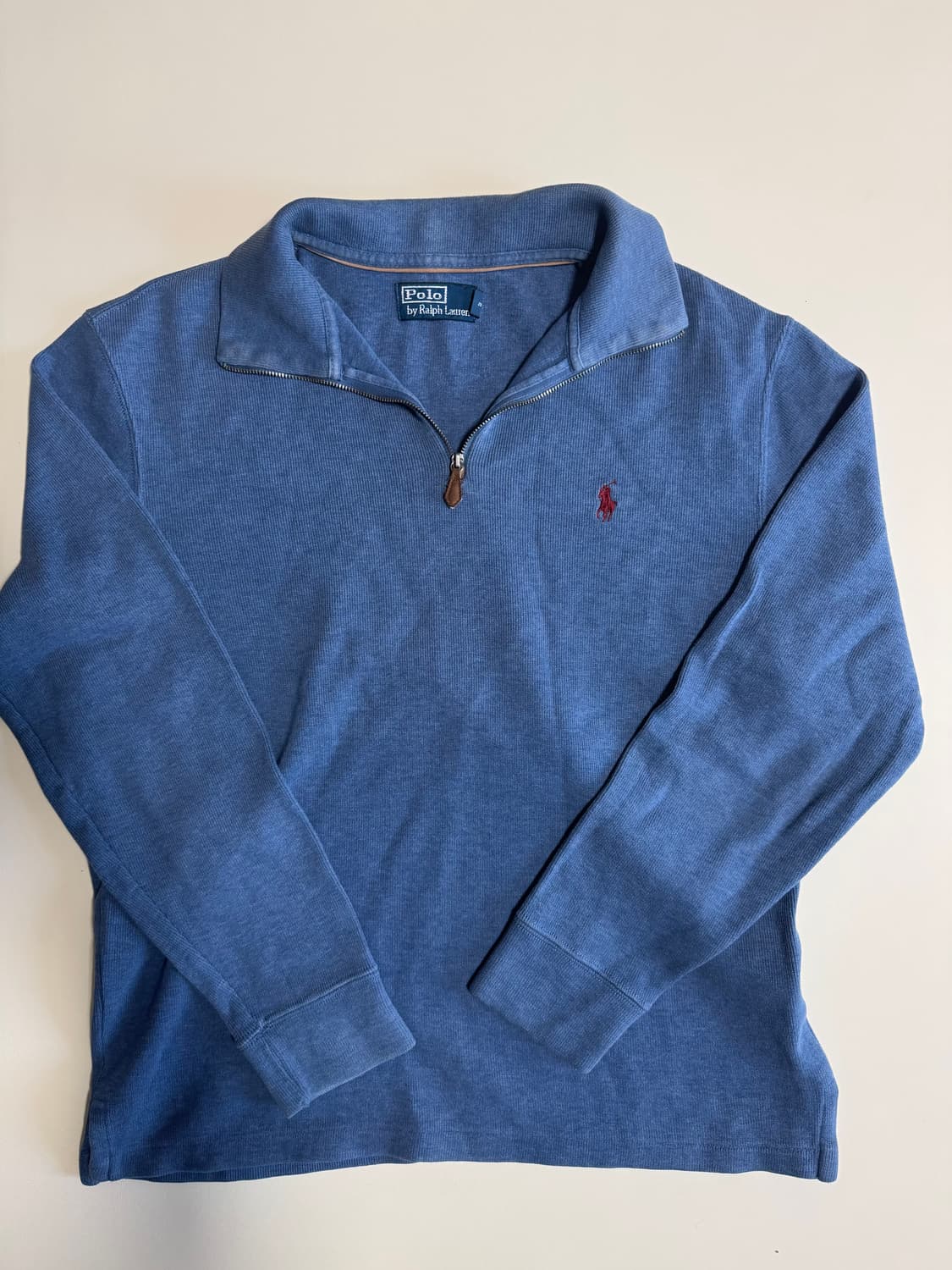 (L) 폴로 랄프로렌 코튼 쿼터 지퍼 스웨터 상품이미지1