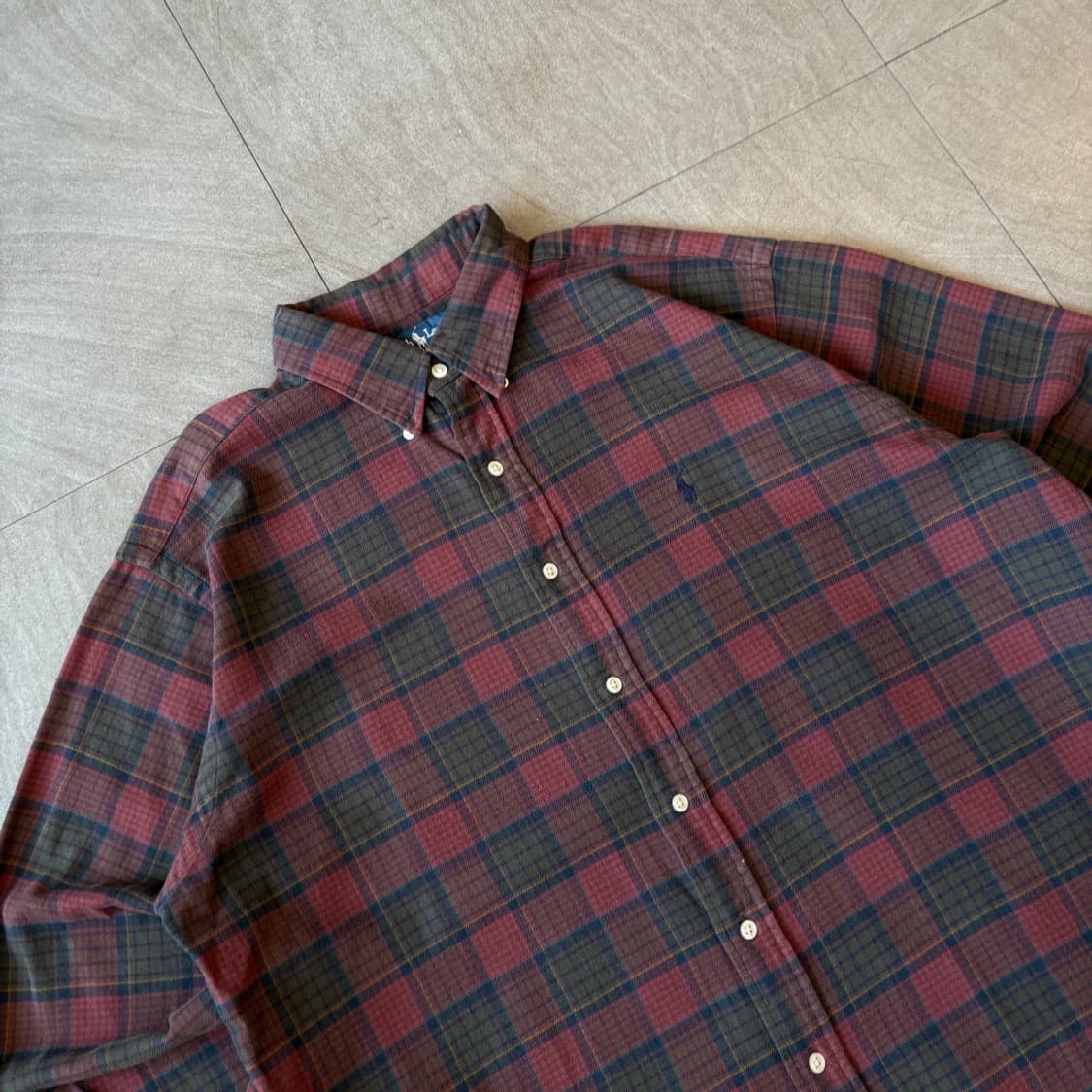 폴로 정품 스카이블루 멀티포니 포플린 셔츠 상품이미지2