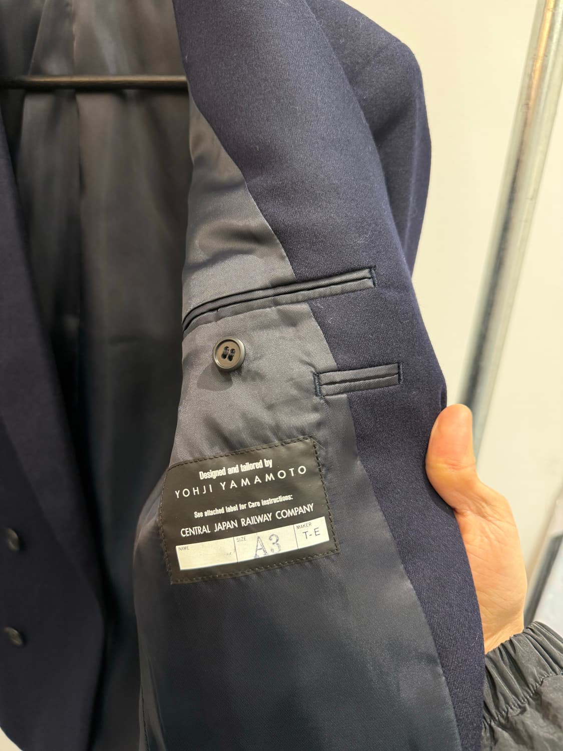 요지야마모토 더블 브레스티드 블레이저 상품이미지3